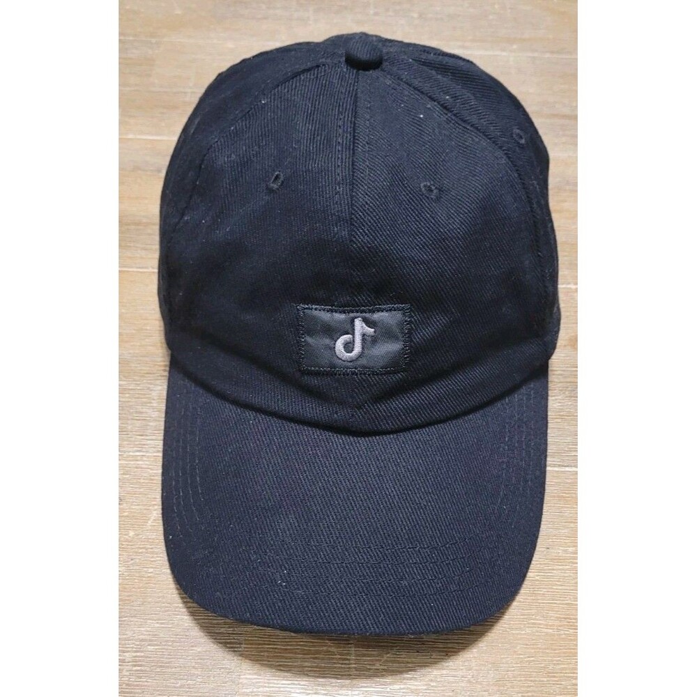 Official Tik Tok Hat Black Cap Adjustable Strap Inspire Creativity And Bring Joy